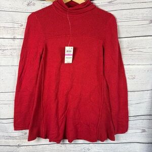 Style & co Women’s Red Turtleneck Sweater Size PP
